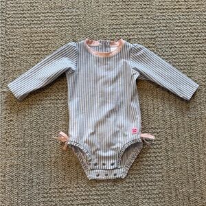 Ruffle Butts Baby Girls’ Seersucker Swimsuit